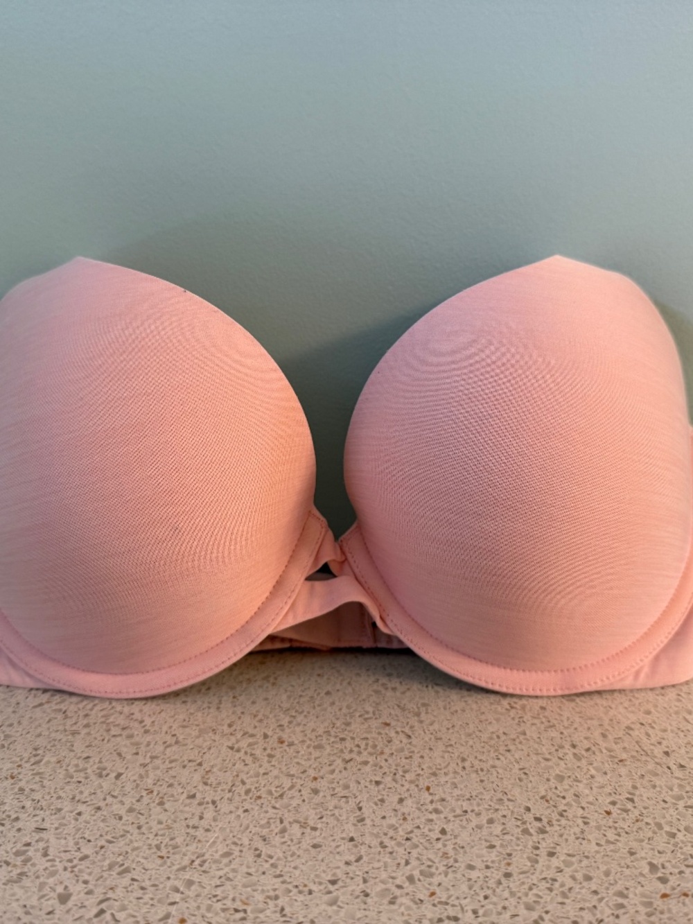 Victoria's Secret light pink color Perfect Shape push-up bra, 32DD